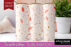 Pink Minimalist Tumbler Wrap - Abstract Modern Tumbler PNG Product Image 1
