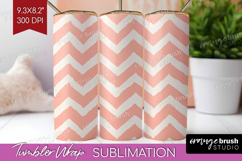 Pink Minimalist Tumbler Wrap - Abstract Modern Tumbler PNG Product Image 1