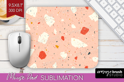 Pink Minimalist Mouse Pad Sublimation - Abstract Modern PNG Product Image 1
