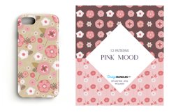 Pink Mood Digital Papers, Pink Mood Vector Patte Product Image 4