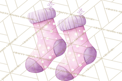 Baby Nursery Clipart PNG, Pink Purple Baby Shower Decor Product Image 4