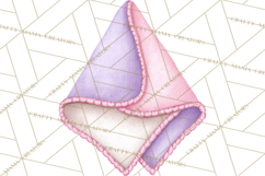 Baby Nursery Clipart PNG, Pink Purple Baby Shower Decor Product Image 4