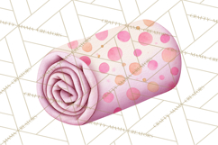 Baby Nursery Clipart PNG, Pink Purple Baby Shower Decor Product Image 2