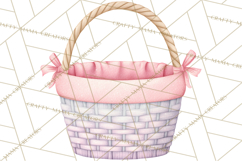 Baby Nursery Clipart PNG, Pink Purple Baby Shower Decor Product Image 3