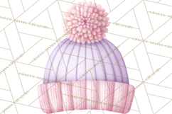 Baby Nursery Clipart PNG, Pink Purple Baby Shower Decor Product Image 5