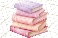 Baby Nursery Clipart PNG, Pink Purple Baby Shower Decor Product Image 4