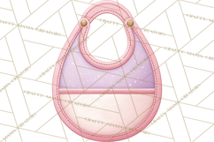 Baby Nursery Clipart PNG, Pink Purple Baby Shower Decor Product Image 4