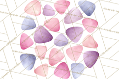 Baby Nursery Clipart PNG, Pink Purple Baby Shower Decor Product Image 3