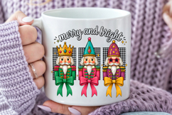 Pink Nutcracker Christmas Sublimation Holly Jolly Holiday Product Image 4