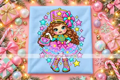 Pink Nutcracker Girl PNG with Tutu, Boots and Bow Product Image 2
