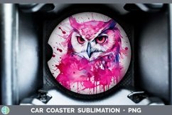 GorgeousPink Car Coaster design.