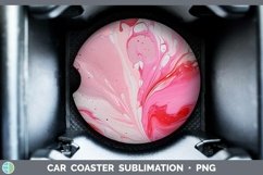 GorgeousPink Car Coaster design.
