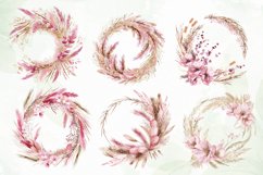 Pink Pampas Rustic Sublimation Clipart Product Image 3