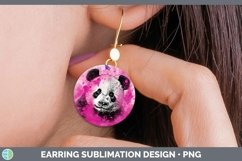 GorgeousPink Round Earrings design.