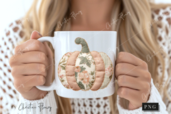 Cottagecore Pumpkin Patchwork PNG Product Image 2