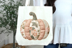 Cottagecore Pumpkin Patchwork PNG Product Image 7