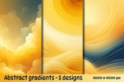 Golden Sunrise: Soft Piercing Canary Yellow Gradient Product Image 1