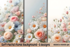 Soft Pastel Floral Background Product Image 1