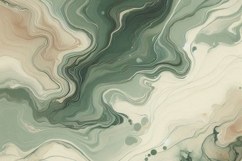 Earthy Green Marbled Texture Backgrounds Product Image 6