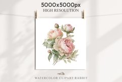 Pink Peonies Vase Flower Wreath Clipart PNG Scrapbooking Art Nursery Watercolor Transparent wedding invitation shirt designs sublimation romantic digital bloom watercolor floral wreath, flowers clipart, white pink peonies nursery, spring, wedding invitati