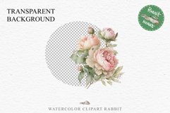 Pink Peonies Vase Flower Wreath Clipart PNG Scrapbooking Art Nursery Watercolor Transparent wedding invitation shirt designs sublimation romantic digital bloom watercolor floral wreath, flowers clipart, white pink peonies nursery, spring, wedding invitati