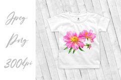 Peony watercolor - sublimation design Product Image 2