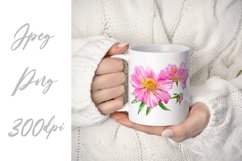 Peony watercolor - sublimation design Product Image 4