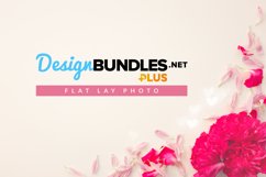 Pink Petals Valentine Flat Lay Photo Product Image 1