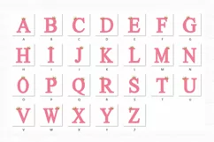 Polka Dots Alphabet Princess Crown Letters Girl Princess PNG Product Image 2