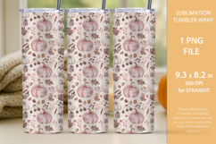 Pink mug wrap, Pink tumbler wrap, thanksgiving sublimation Product Image 2