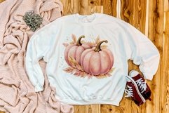 Fall Pink Pumpkins, Sublimation Design Product Image 2