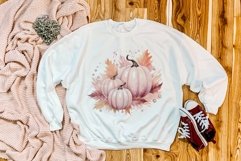Fall Pink Pumpkins, Sublimation Design Product Image 2