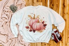 Fall Pink Pumpkins, Sublimation Design Product Image 2
