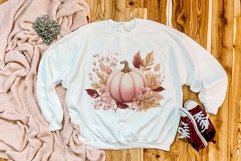 Fall Pink Pumpkins, Sublimation Design Product Image 2