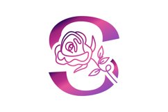 S letter mark logos with gradient Product Image 1