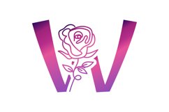 W letter mark logos with gradient Product Image 1