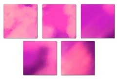 Pink Purple Watercolor 3 Digital Papers Product Image 2