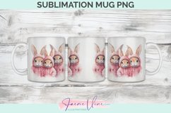 Rabbits Sublimation Mug Product Image 1