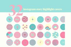 pink retro groovy instagram story icons, instagram template