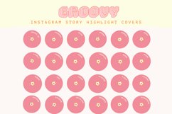 pink retro instagram highlight covers with words