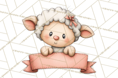 Breast Cancer Awareness Animal Clipart PNG Product Image 3