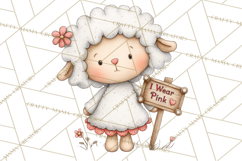 Breast Cancer Awareness Animal Clipart PNG Product Image 4