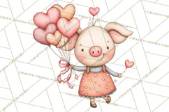Breast Cancer Awareness Animal Clipart PNG Product Image 2