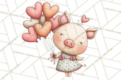 Breast Cancer Awareness Animal Clipart PNG Product Image 4