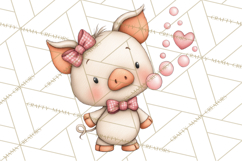 Breast Cancer Awareness Animal Clipart PNG Product Image 5
