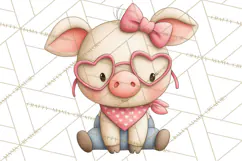 Breast Cancer Awareness Animal Clipart PNG Product Image 2