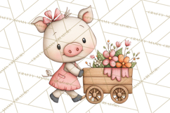 Breast Cancer Awareness Animal Clipart PNG Product Image 3