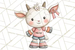 Breast Cancer Awareness Animal Clipart PNG Product Image 5