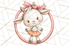 Breast Cancer Awareness Animal Clipart PNG Product Image 3