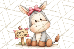 Breast Cancer Awareness Animal Clipart PNG Product Image 4